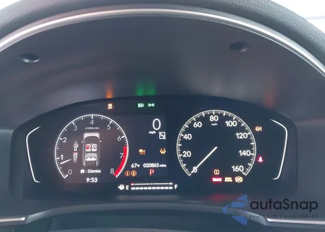 2024 Honda Civic Ex-L from USA, damaged, VIN 19XFL1H72RE016116